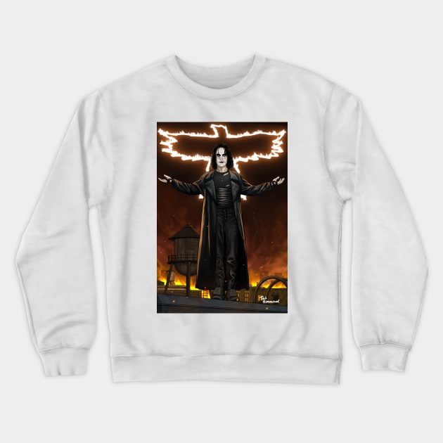 The Crow Crewneck Sweatshirt by ted1air